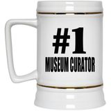 Number One #1 Museum Curator - Beer Stein