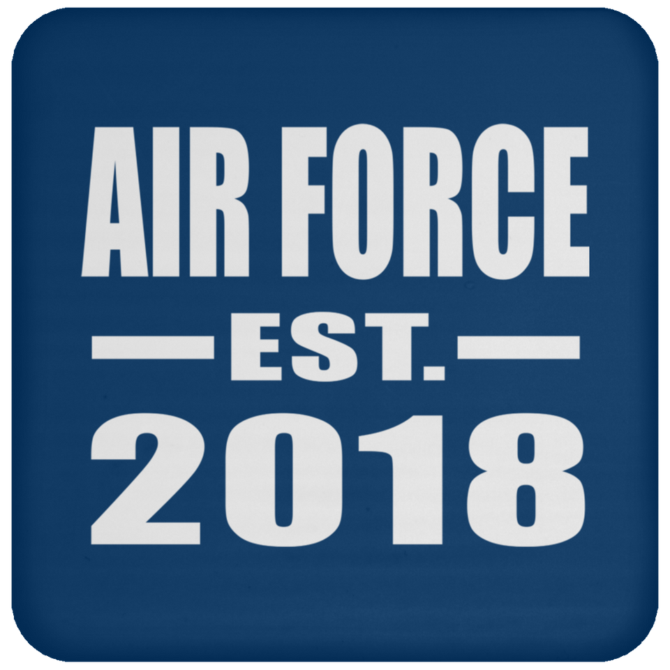 Air Force Established EST. 2018 - Drink Coaster