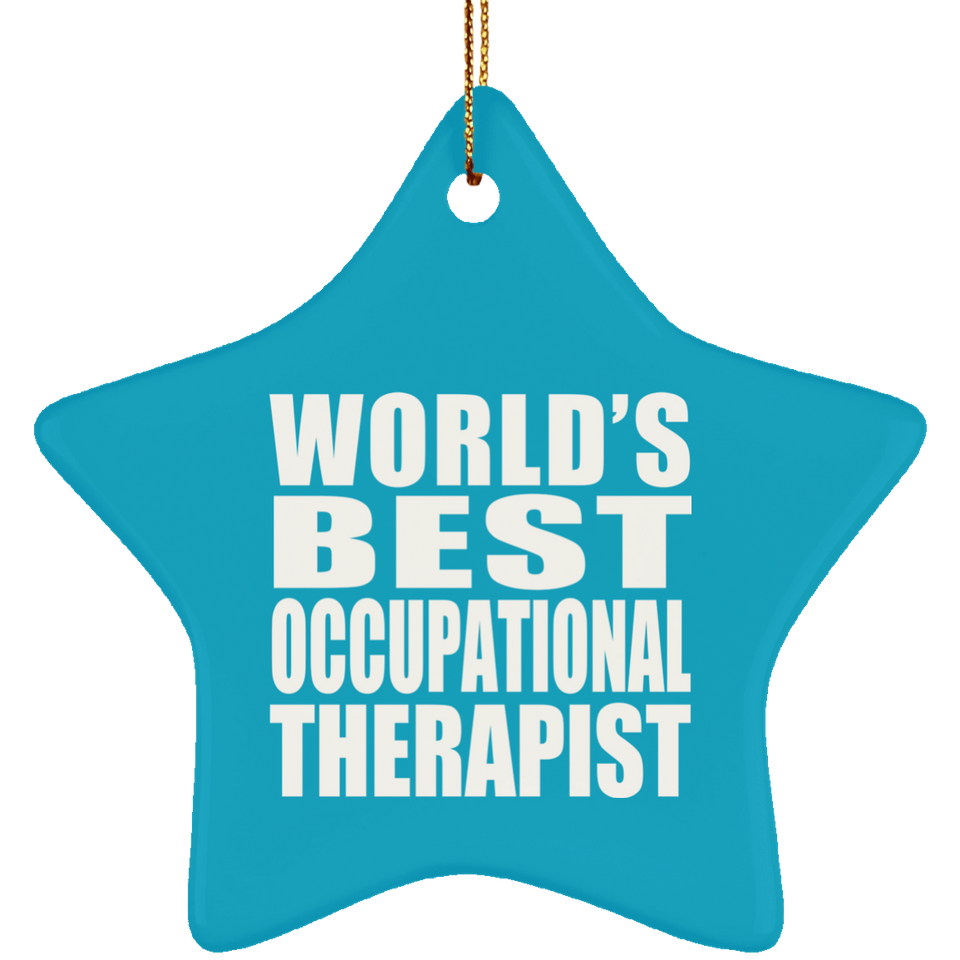 World's Best Occupational Therapist - Star Ornament