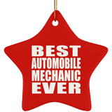 Best Automobile Mechanic Ever - Star Ornament