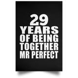 29th Anniversary 29 Years Of Being Mr Perfect - Poster Portrait