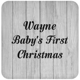 Wayne Baby's First Christmas - Drink Coaster F
