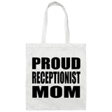 Proud Receptionist Mom - Tote Bag White