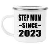 Step Mum Since 2023 - 12oz Camping Mug