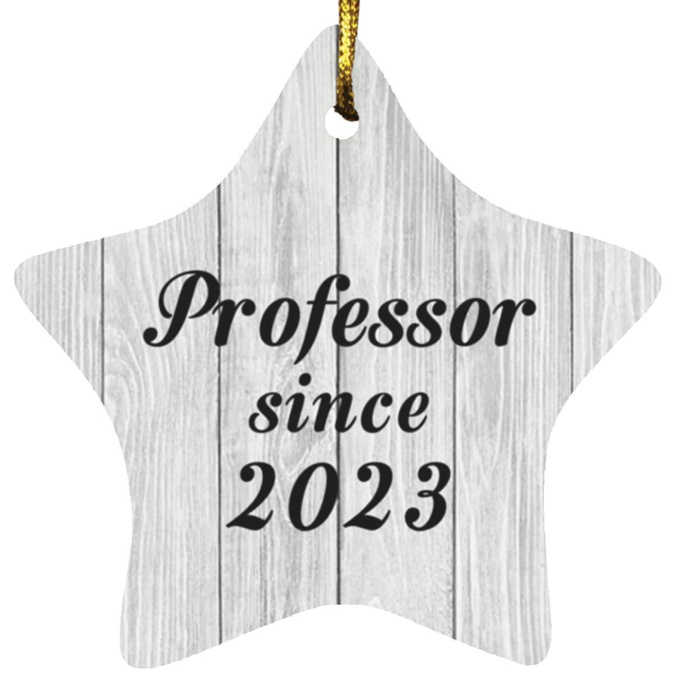 Professor Since 2023 - Star Ornament F