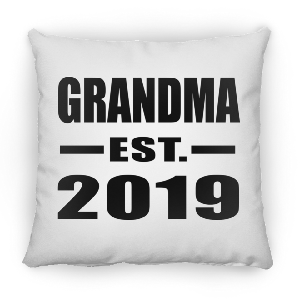 Grandma Established EST. 2019 - Throw Pillow