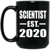 Scientist Established EST. 2020 - 15oz Coffee Mug Black