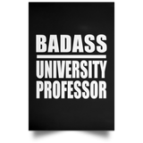Badass University Professor - Poster Portrait
