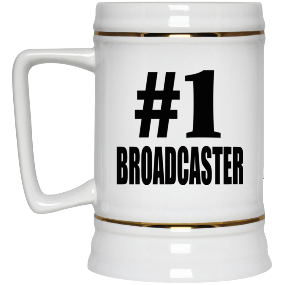 Number One #1 Broadcaster - Beer Stein