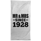 96th Anniversary Mr & Mrs Since 1928 - Hand Towel