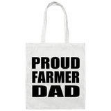 Proud Farmer Dad - Tote Bag White