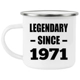 53rd Birthday Legendary Since 1971 - 12oz Camping Mug