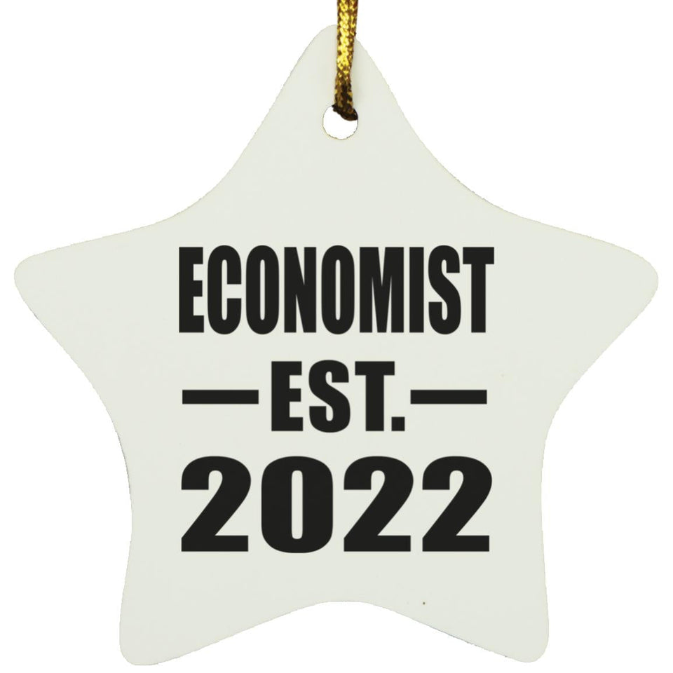 Economist Established EST. 2022 - Star Ornament