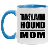 Transylvanian Hound Mom - 11oz Accent Mug Blue