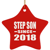 Step Son Since 2018 - Star Ornament