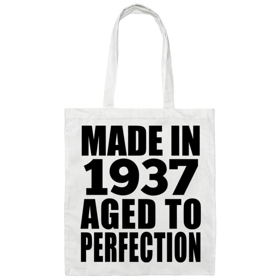 87th Birthday Made In 1937 Aged to Perfection - Tote Bag White
