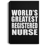 World's Greatest Registered Nurse - Canvas Portrait