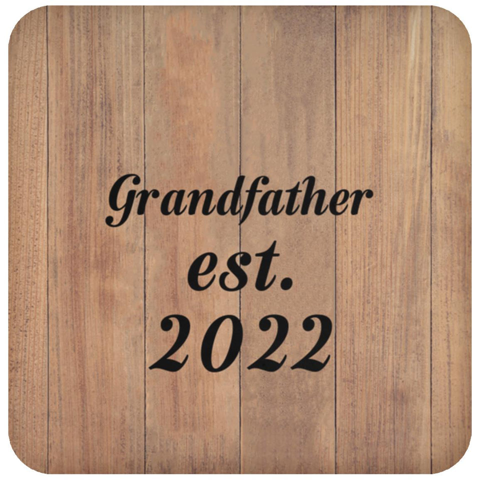 Grandfather Established EST. 2022 - Drink Coaster C