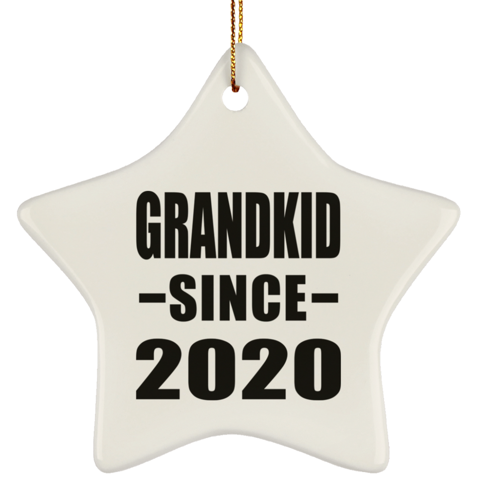 Grandkid Since 2020 - Star Ornament
