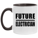 Future Electrician - 11oz Accent Mug Black