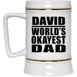 David World's Okayest Dad - Beer Stein