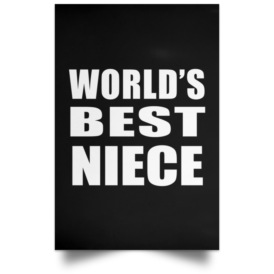 World's Best Niece - Poster Portrait