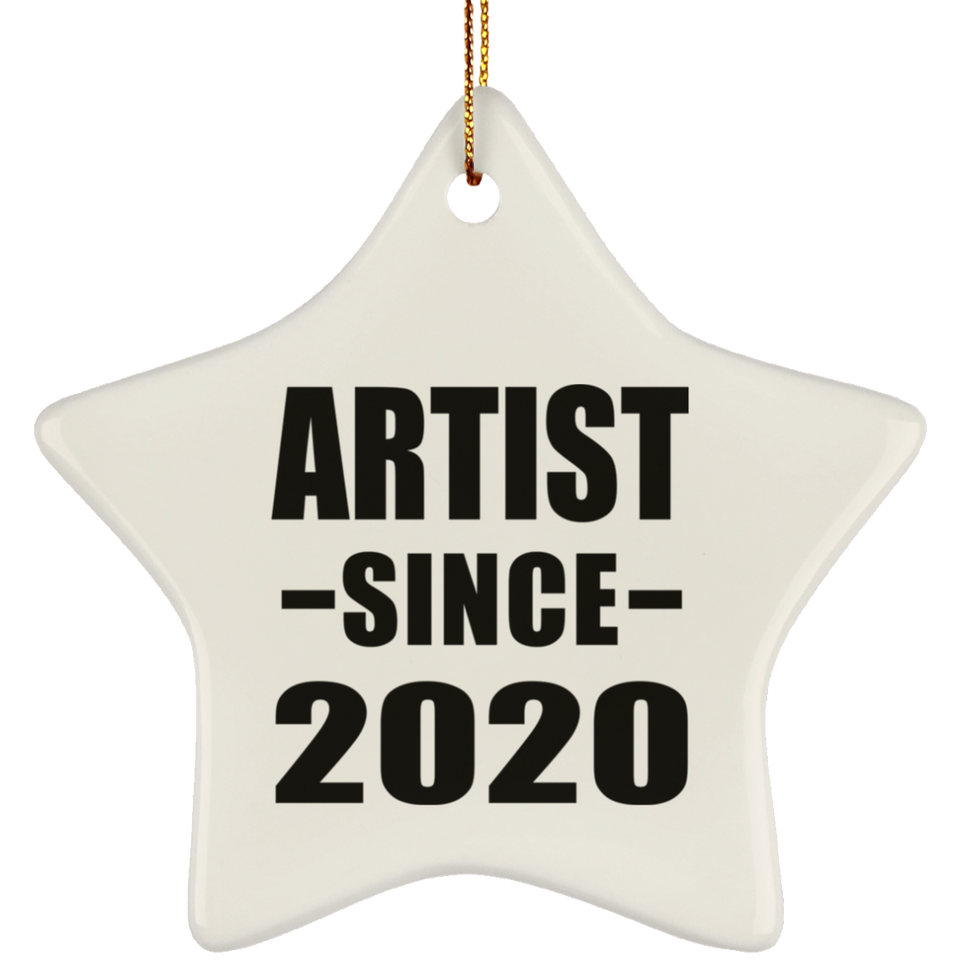 Artist Since 2020 - Star Ornament
