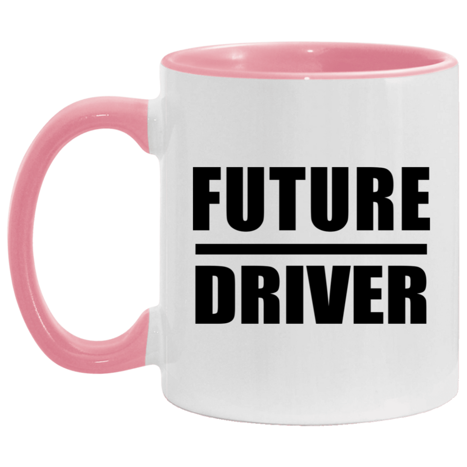 Future Driver - 11oz Accent Mug Pink