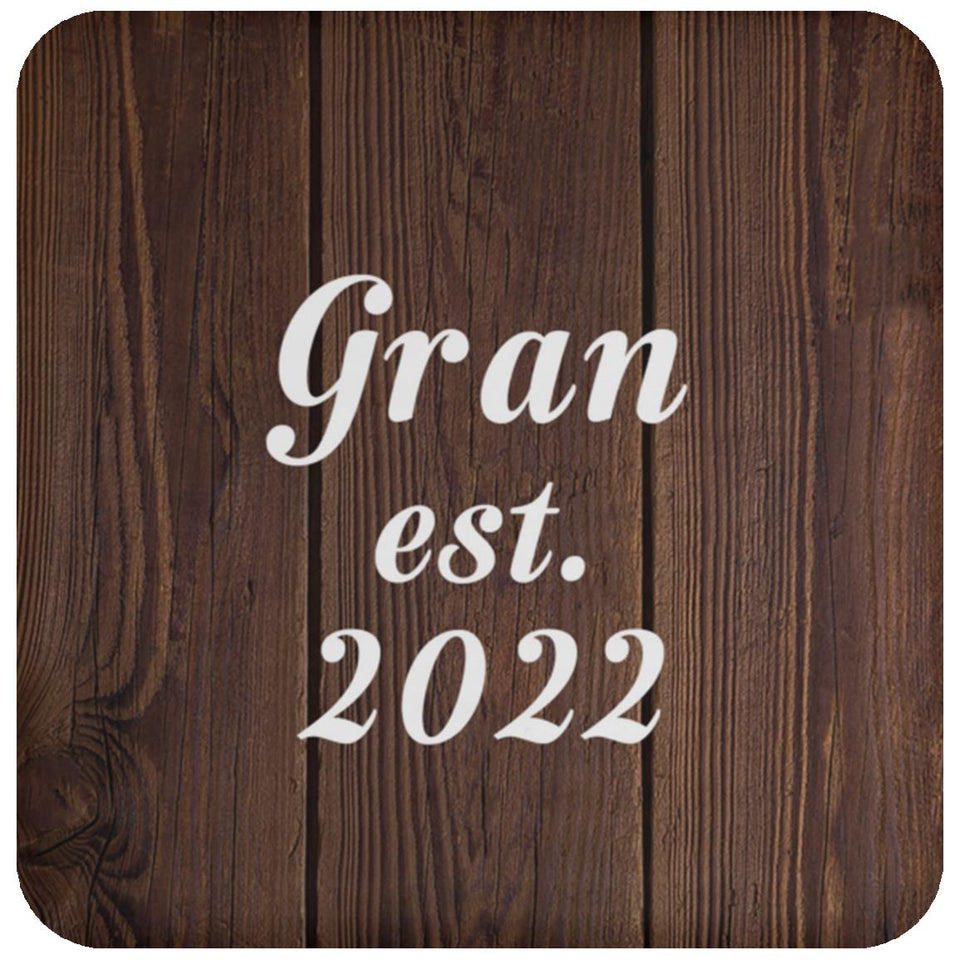 Gran Established EST. 2022 - Drink Coaster D