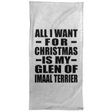 All I Want For Christmas Is My Glen Of Imaal Terrier - Hand Towel