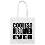 Coolest Bus Driver Ever - Tote Bag White
