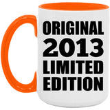 11th Birthday Original 2013 Limited Edition - 15oz Accent Mug Orange