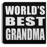 World's Best Grandma - Canvas Square