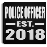 Police Officer Established EST. 2018 - Canvas Square