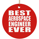 Best Aerospace Engineer Ever - Circle Ornament