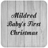 Mildred Baby's First Christmas - Drink Coaster F