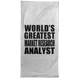 World's Greatest Market Research Analyst - Hand Towel