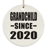 Grandchild Since 2020 - Circle Ornament