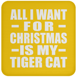 All I Want For Christmas Is My Tiger Cat - Coaster