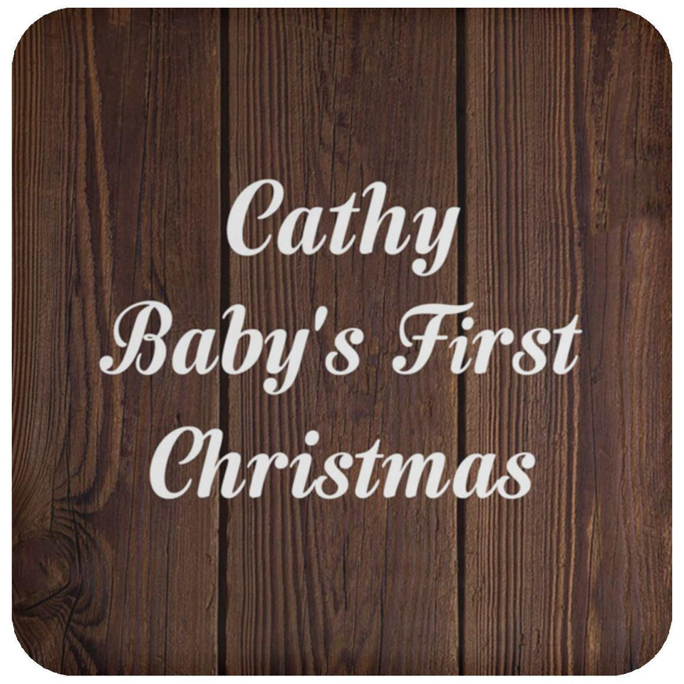 Cathy Baby's First Christmas - Drink Coaster D