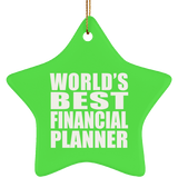 World's Best Financial Planner - Star Ornament
