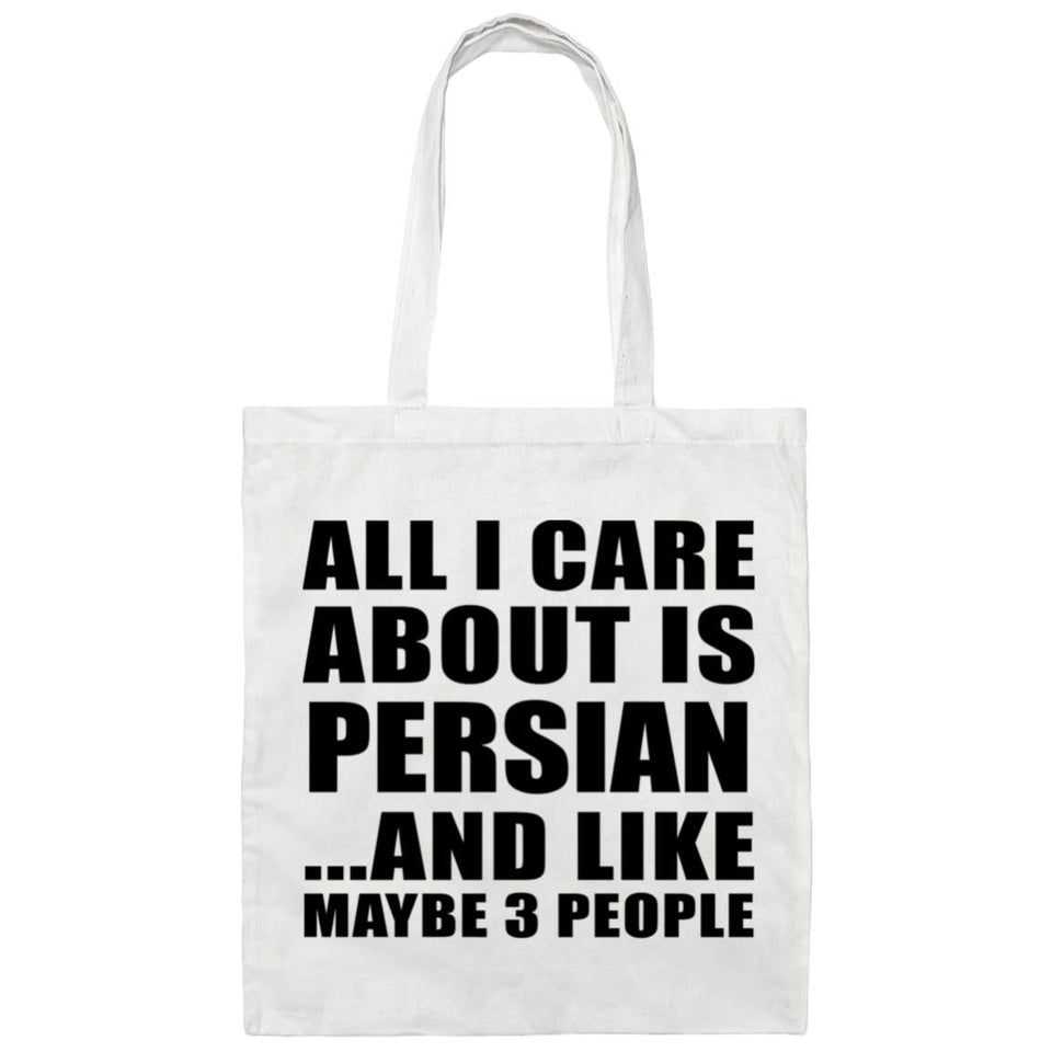 All I Care About Is Persian - Tote Bag White