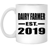Dairy Farmer Established EST. 2019 - 11oz Coffee Mug