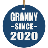 Granny Since 2020 - Circle Ornament