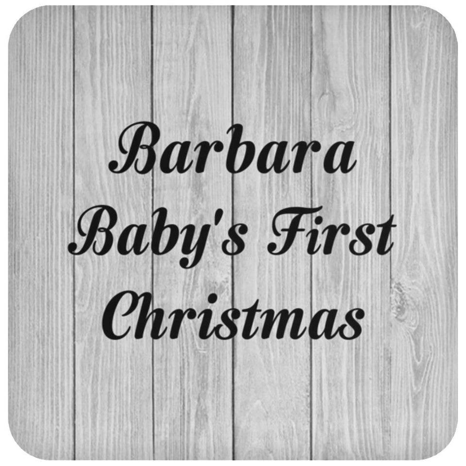 Barbara Baby's First Christmas - Drink Coaster F