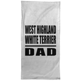 West Highland White Terrier Dad - Hand Towel