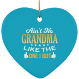 Ain't No Grandma Like The One I Got - Heart Ornament