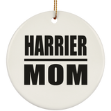 Harrier Mom - Circle Ornament