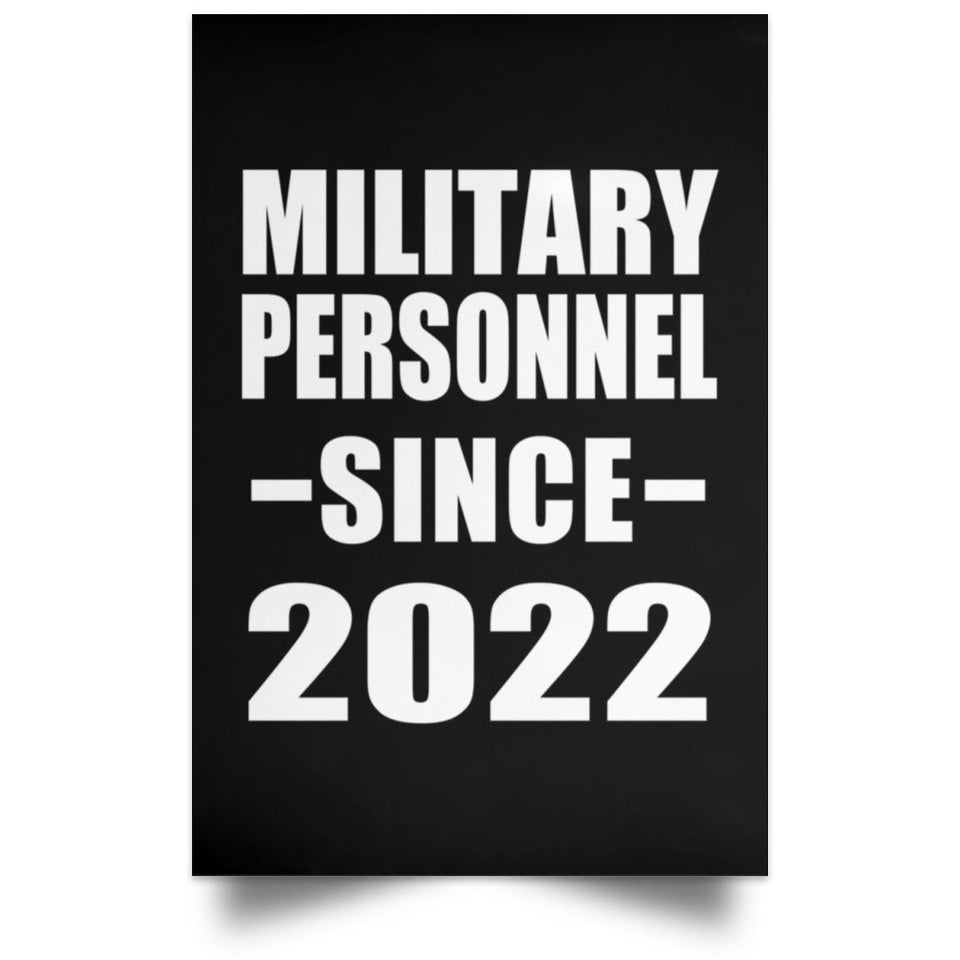 Military Personnel Since 2022 - Poster Portrait
