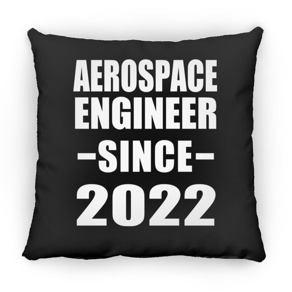 Aerospace Engineer Since 2022 - Throw Pillow Black